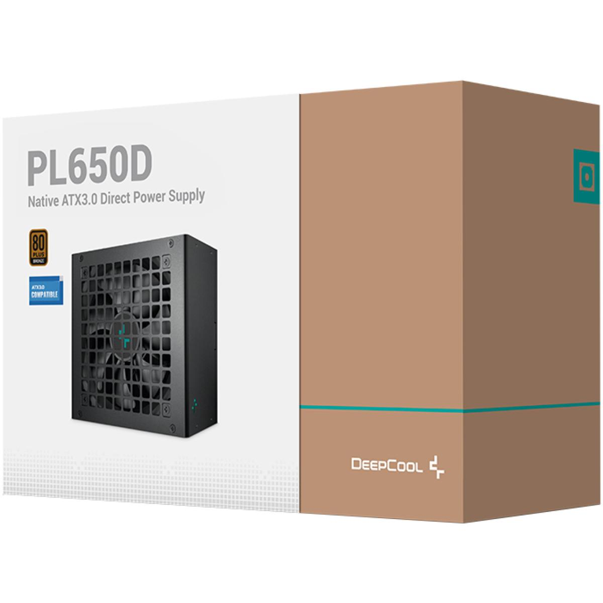Deepcool PL650D 650W Native ATX3.0 Direct PSU Deepcool PL650D 650W Native ATX3.0 Direct PSU